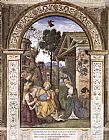 Adoration of the Christ Child by Bernardino Pinturicchio